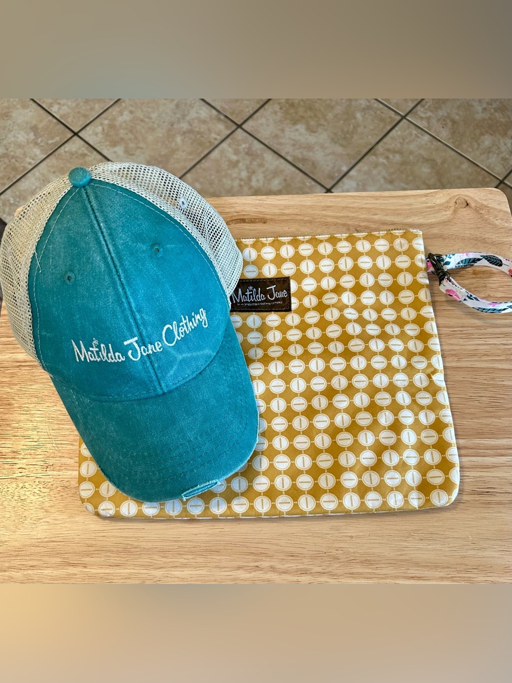 Matilda Jane Travel Bundle: Trucker Hat & Going Somewhere Zipper Pouch